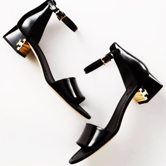 Tory Burch Finley black Patent Leather sandals - Picture 7 of 11
